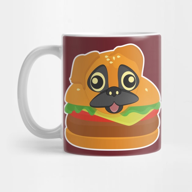 Pug Burger- simple by vixfx